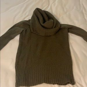 JCREW Olive Cowl sweater